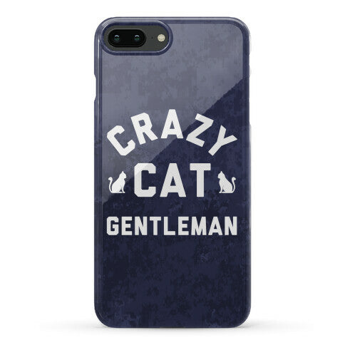 Crazy Cat Gentleman Phone Case