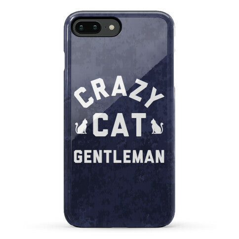 Crazy Cat Gentleman Phone Case