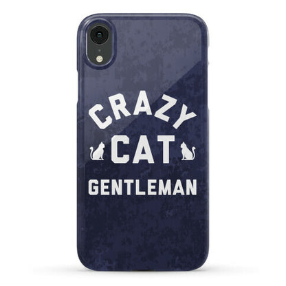 Crazy Cat Gentleman Phone Case