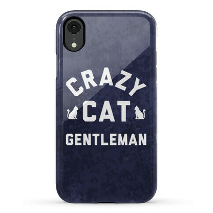 Crazy Cat Gentleman Phone Case