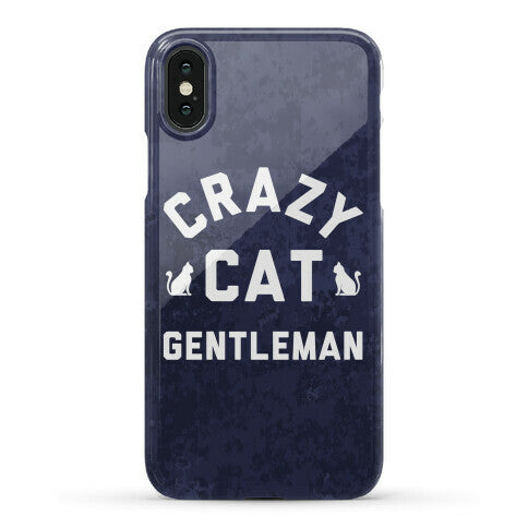 Crazy Cat Gentleman Phone Case