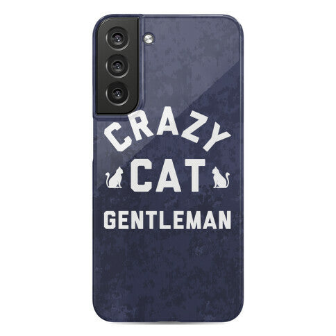 Crazy Cat Gentleman Phone Case