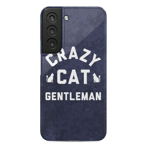 Crazy Cat Gentleman Phone Case