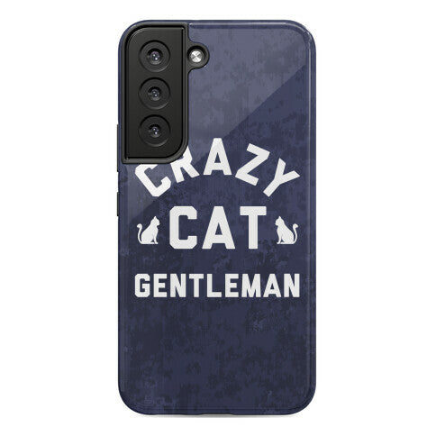 Crazy Cat Gentleman Phone Case