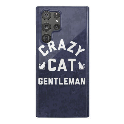 Crazy Cat Gentleman Phone Case