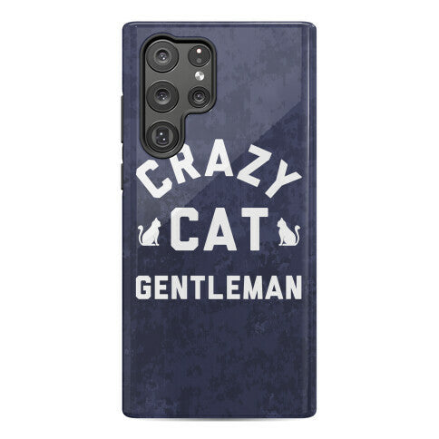 Crazy Cat Gentleman Phone Case