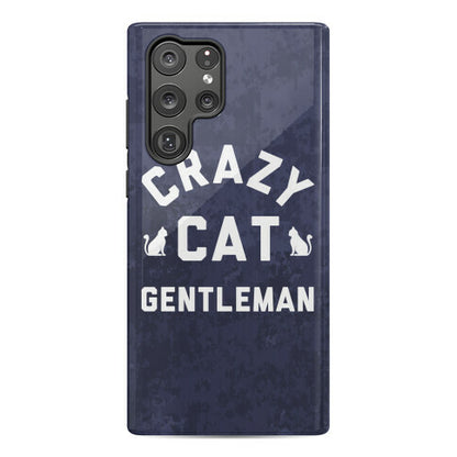 Crazy Cat Gentleman Phone Case