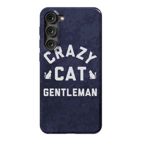 Crazy Cat Gentleman Phone Case