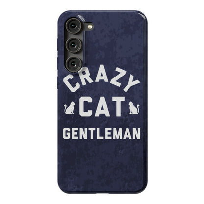 Crazy Cat Gentleman Phone Case