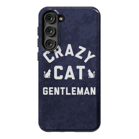 Crazy Cat Gentleman Phone Case