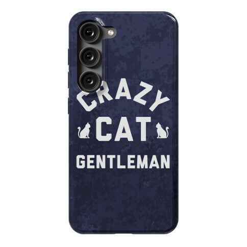 Crazy Cat Gentleman Phone Case