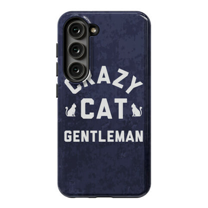 Crazy Cat Gentleman Phone Case