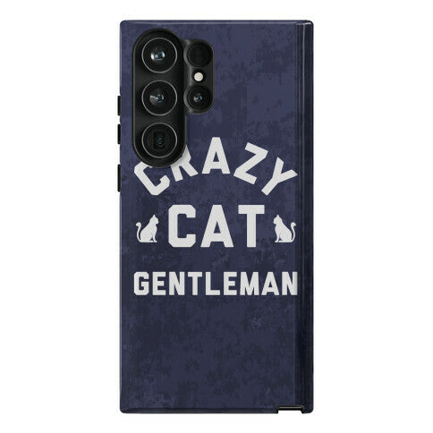 Crazy Cat Gentleman Phone Case