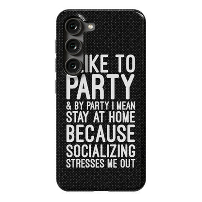 Socializing Stresses Me Out Phone Case