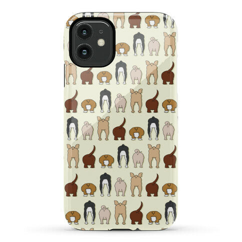 Dog Butt Pattern Phone Case