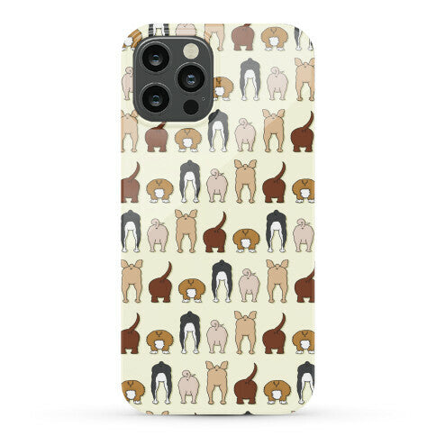 Dog Butt Pattern Phone Case