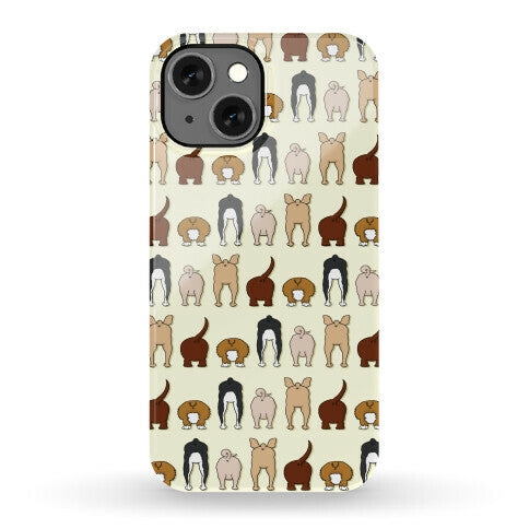 Dog Butt Pattern Phone Case