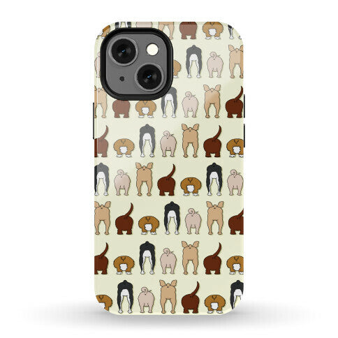 Dog Butt Pattern Phone Case