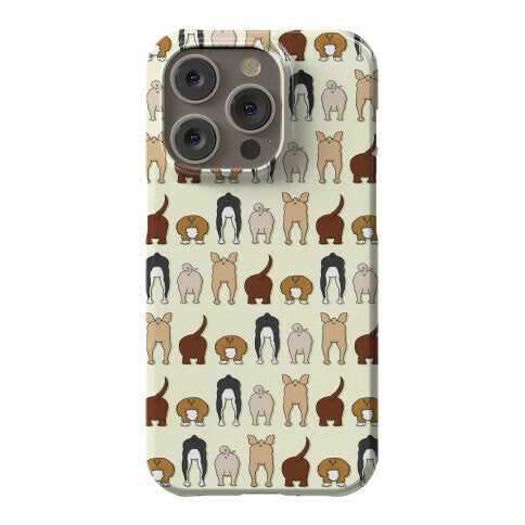 Dog Butt Pattern Phone Case