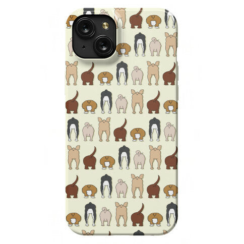 Dog Butt Pattern Phone Case