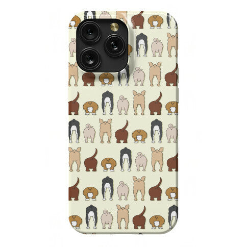 Dog Butt Pattern Phone Case