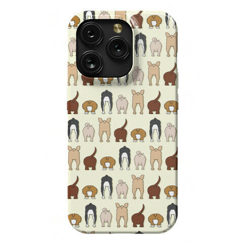 Dog Butt Pattern Phone Case