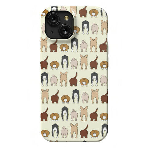 Dog Butt Pattern Phone Case