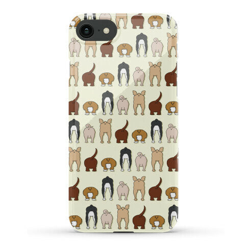 Dog Butt Pattern Phone Case