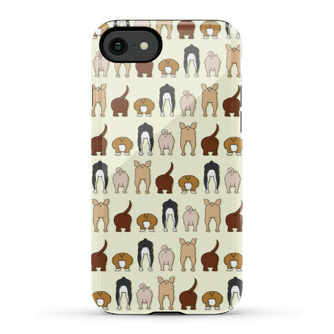 Dog Butt Pattern Phone Case