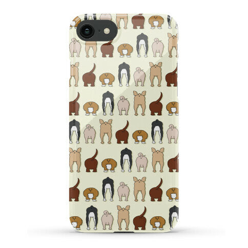 Dog Butt Pattern Phone Case