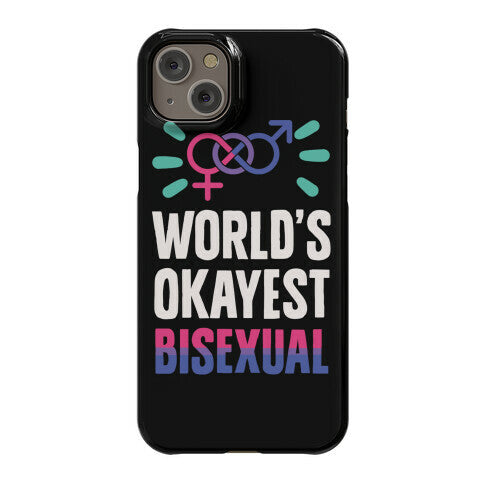 World's Okayest Bisexual Phone Case