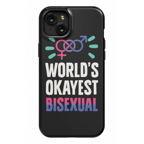 World's Okayest Bisexual Phone Case
