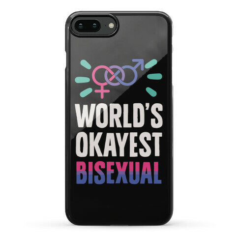 World's Okayest Bisexual Phone Case