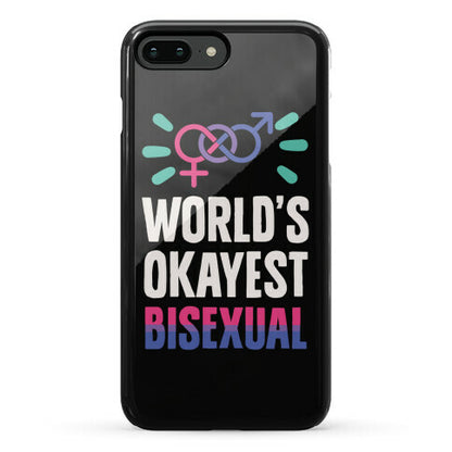 World's Okayest Bisexual Phone Case