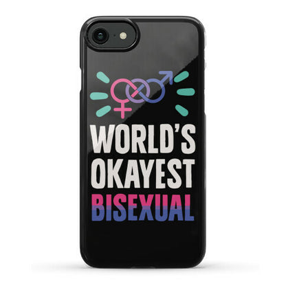 World's Okayest Bisexual Phone Case