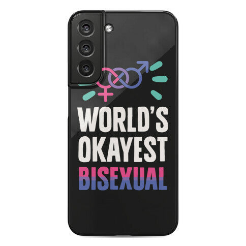 World's Okayest Bisexual Phone Case