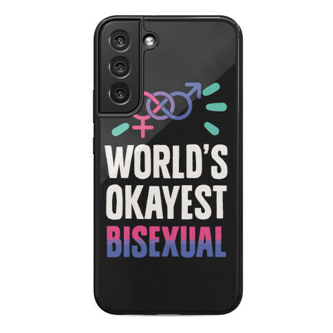 World's Okayest Bisexual Phone Case
