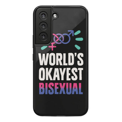 World's Okayest Bisexual Phone Case