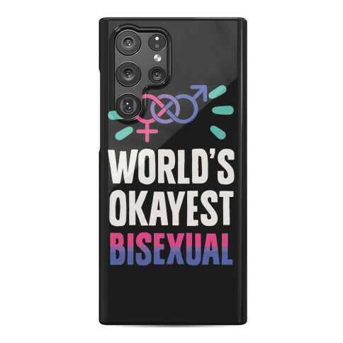 World's Okayest Bisexual Phone Case