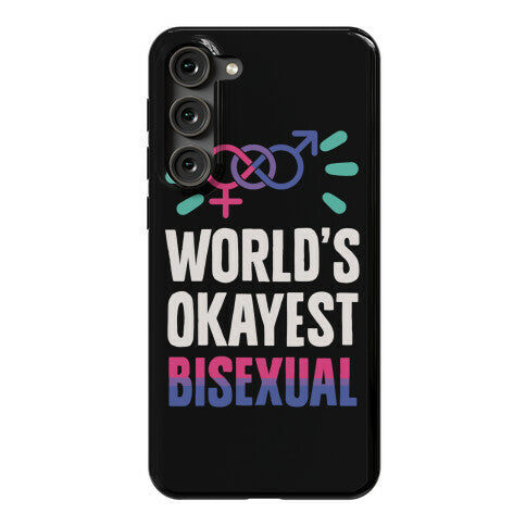 World's Okayest Bisexual Phone Case