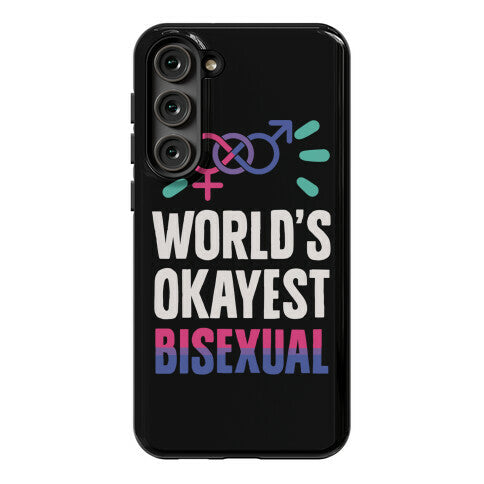 World's Okayest Bisexual Phone Case