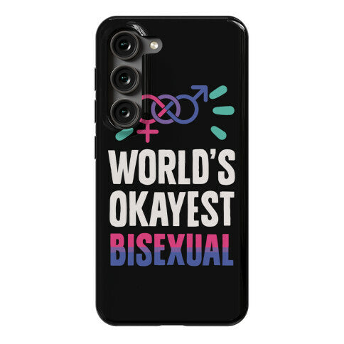 World's Okayest Bisexual Phone Case