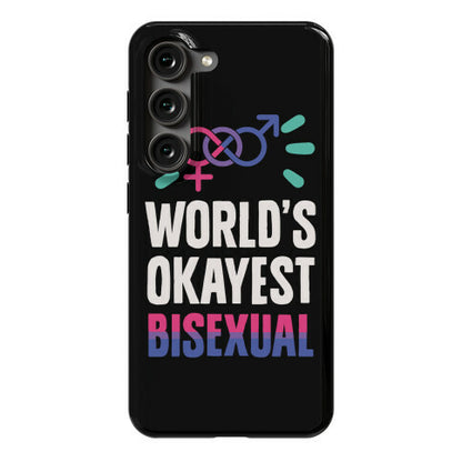 World's Okayest Bisexual Phone Case