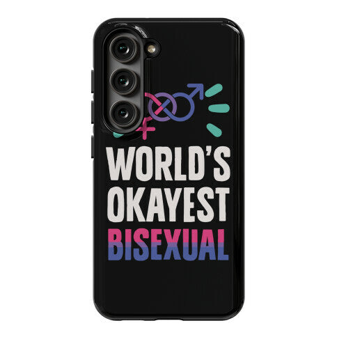 World's Okayest Bisexual Phone Case