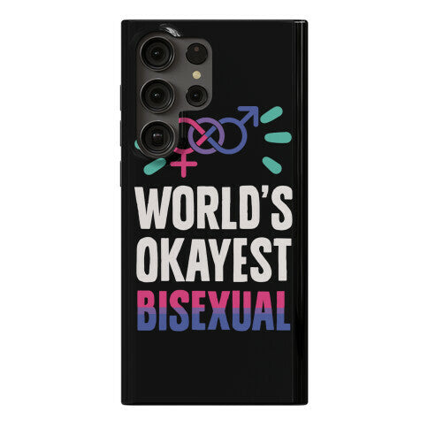 World's Okayest Bisexual Phone Case