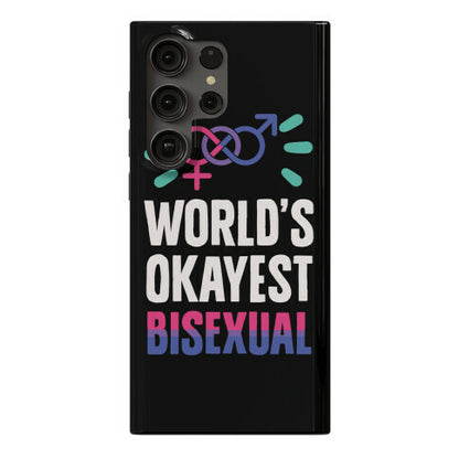 World's Okayest Bisexual Phone Case