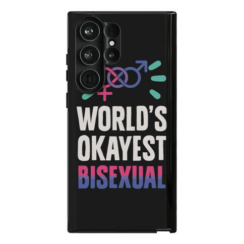 World's Okayest Bisexual Phone Case