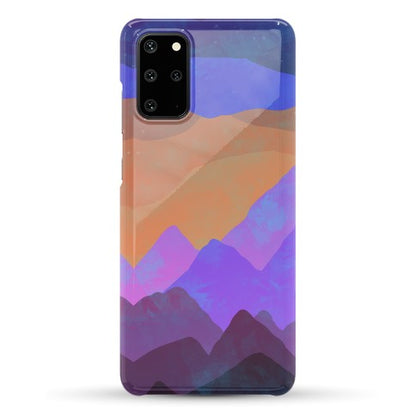 Abstract Mountain Sunset Phone Case