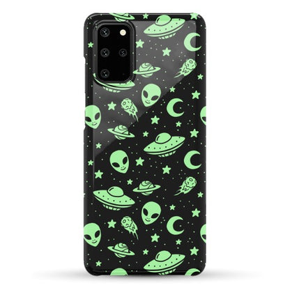 Aliens and UFO Cosmic Space Pattern Phone Case