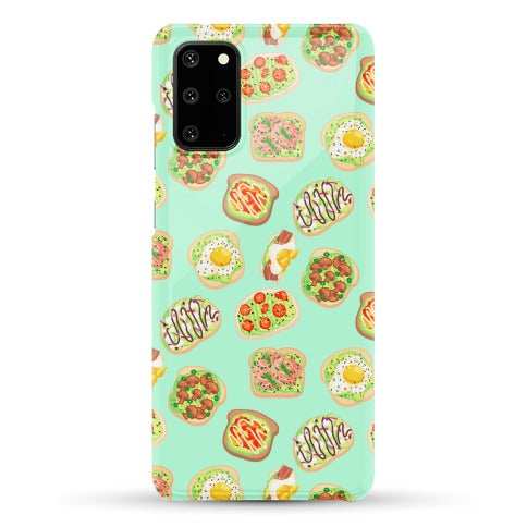 Avocado Toast Pattern Phone Case